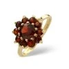 Garnet Ring 9K Yellow Gold