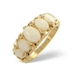 Opal 1.29CT 9K Yellow Gold Ring
