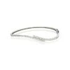 Diamond Bangle 0.50ct 9K White Gold