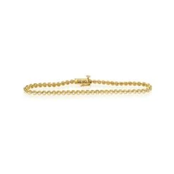 Tennis Bracelet 0.50CT Diamond 9K Yellow Gold