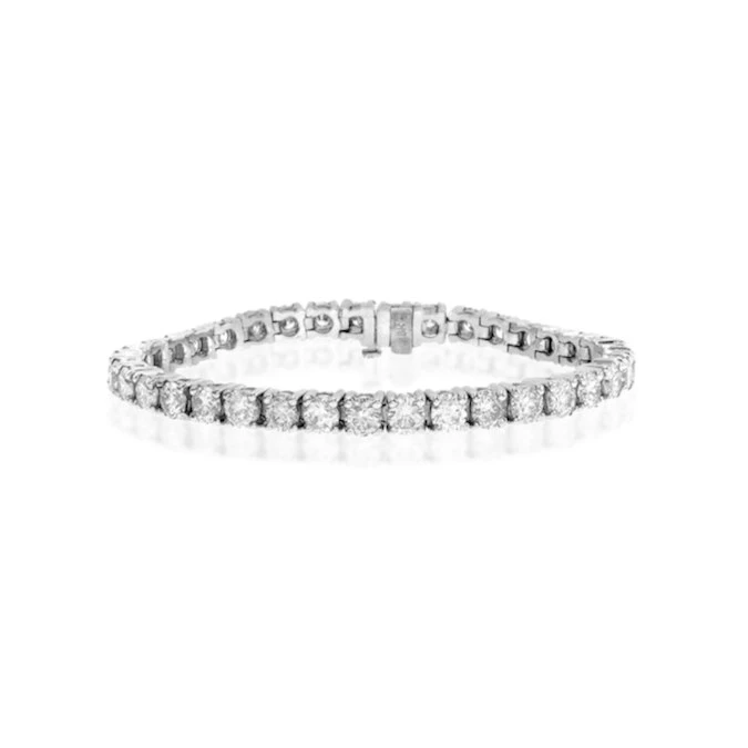 Diamond Tennis Bracelet 9.00ct 18K White Gold 1 Diamond Tennis Bracelet 9.00ct 18K White Gold