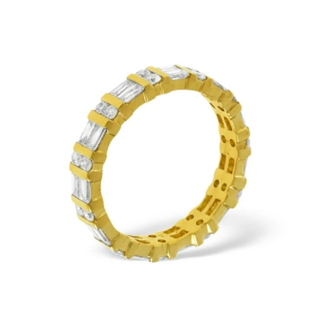 Eternity Ring Mia 18K Gold Diamond 1.00ct H/Si 2 Eternity Ring Mia 18K Gold Diamond 1.00ct H/Si - Image 2