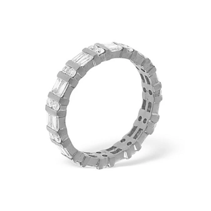 Eternity Ring Mia Platinum Diamond 1.00ct G/Vs 3 Eternity Ring Mia Platinum Diamond 1.00ct G/Vs - Image 3