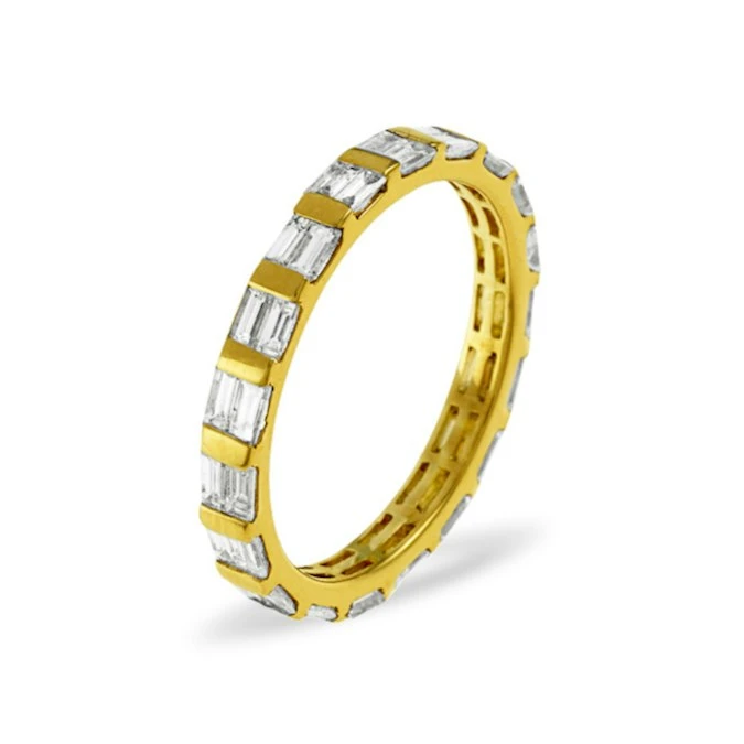 Eternity Ring Jessica 18K Gold Diamond 1.00ct G/Vs 1 Eternity Ring Jessica 18K Gold Diamond 1.00ct G/Vs