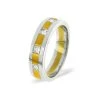 Lauren 0.35CT G/VS Diamond And 18K Two Tone Wedding Ring