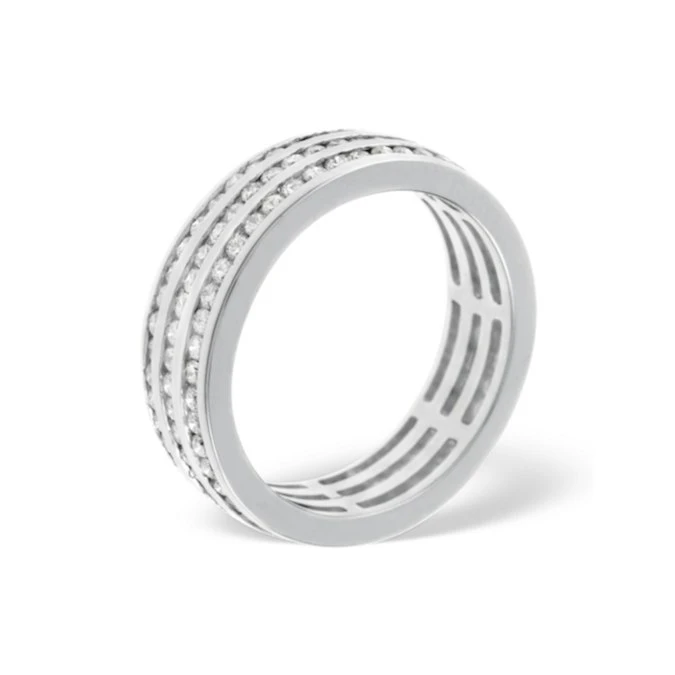 Eternity Ring Amy 18K White Gold Diamond 1.50ct G/Vs 3 Eternity Ring Amy 18K White Gold Diamond 1.50ct G/Vs - Image 3