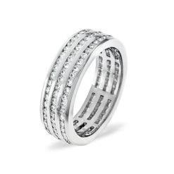Eternity Ring Amy 18K White Gold Diamond 2.00ct G/Vs