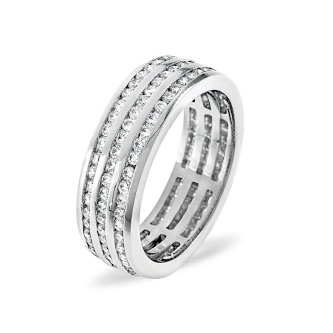 Eternity Ring Amy Platinum Diamond 2.00ct H/Si 1 Eternity Ring Amy Platinum Diamond 2.00ct H/Si