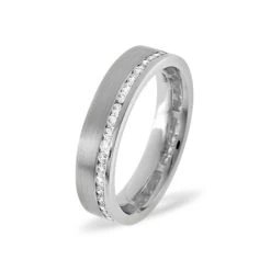 Emily Platinum Diamond Wedding Ring 0.38CT G/VS