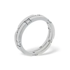 Ellie Platinum Wedding Ring 0.22CT H/SI -The Diamond Store 14295 2