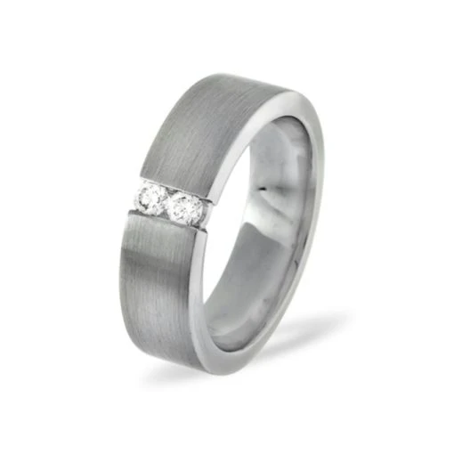 Hannah Platinum Diamond Wedding Ring 0.12CT G/VS -The Diamond Store 14304 3