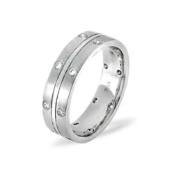Lucy Platinum Wedding Ring 0.21CT H/SI