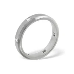 Jessica 18K White Gold Diamond Wedding Ring 0.28CT G/VS -The Diamond Store 14310 3