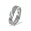 Jasmine 18K White Gold Diamond Wedding Ring 0.07CT H/SI
