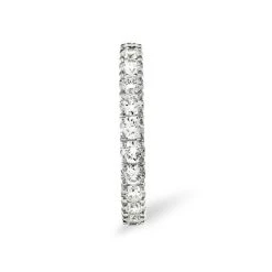 Eternity Ring Poppy Platinum Diamond 2.00ct H/Si -The Diamond Store 14374 1