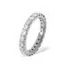 Eternity Ring Poppy Platinum Diamond 2.00ct H/Si