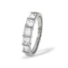 Lauren Platinum 5 Stone Diamond Eternity Ring 1.00CT G/VS