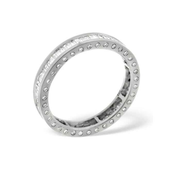 Eternity Ring Skye 18K White Gold Diamond 1.00ct H/Si 3 Eternity Ring Skye 18K White Gold Diamond 1.00ct H/Si - Image 3