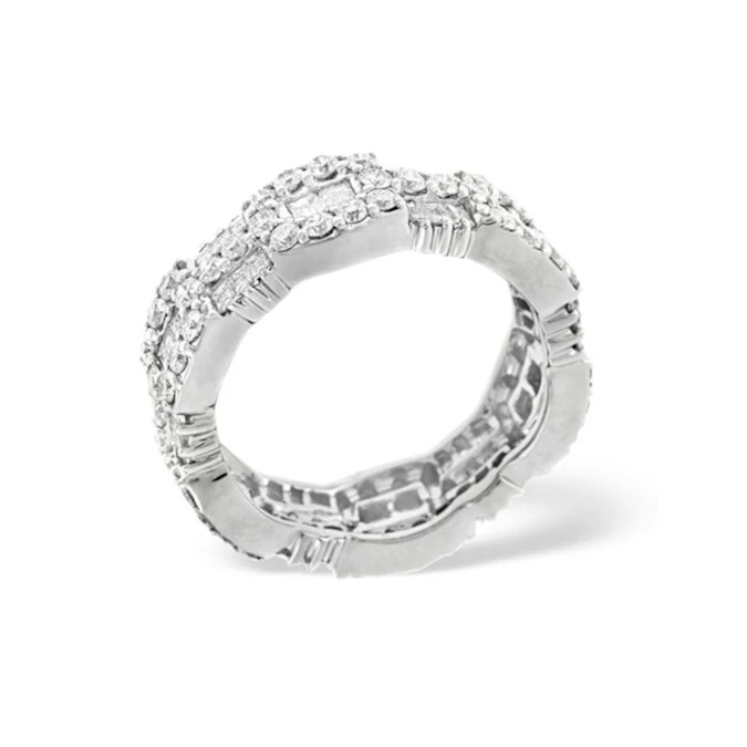 Eternity Ring Amelia Platinum Diamond 2.55ct G/Vs 3 Eternity Ring Amelia Platinum Diamond 2.55ct G/Vs - Image 3