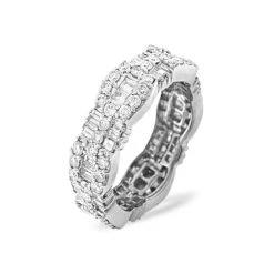 Eternity Ring Amelia Platinum Diamond 2.55ct G/Vs