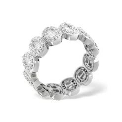 Eternity Ring Sophie 18K White Gold Diamond 1.50ct H/Si -The Diamond Store 14688 1