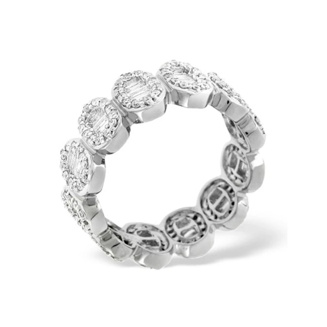 Eternity Ring Sophie 18K White Gold Diamond 1.50ct G/Vs 3 Eternity Ring Sophie 18K White Gold Diamond 1.50ct G/Vs - Image 3