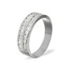 LUCY 18K White Gold Diamond ETERNITY RING 0.50CT H/SI