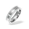 LADIES 18K WHITE GOLD DIAMOND WEDDING RING 0.70CT H/SI