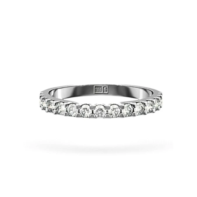 15 Stone Chloe 18K White Gold Lab Diamond Eternity Ring 1.00ct G/Vs 2 15 Stone Chloe 18K White Gold Lab Diamond Eternity Ring 1.00ct G/Vs - Image 2