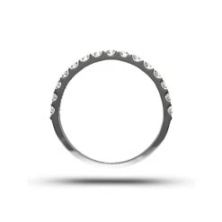 15 Stone Chloe Platinum Diamond Half Eternity Ring 1.00ct H/Si -The Diamond Store 15chloewc 2