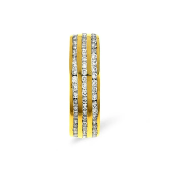 Eternity Ring Amy 18K Gold Diamond 2.00ct H/Si 2 Eternity Ring Amy 18K Gold Diamond 2.00ct H/Si - Image 2