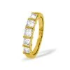 Lauren 18K Gold 5 Stone Diamond Eternity Ring 1.00CT H/SI