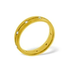 Grace 18K Gold Diamond Wedding Ring 0.14CT H/SI