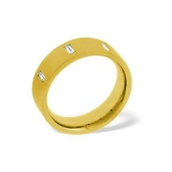 Holly 18K Gold Diamond Wedding Ring 0.17CT G/VS