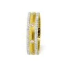 Chloe 2 Row 18K Gold Diamond Wedding Ring 1.30CT G/VS