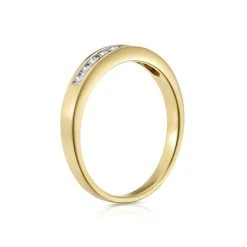 Rae 18K Gold Diamond Half Band Eternity Ring 0.25CT H/SI -The Diamond Store 19 C1663 3