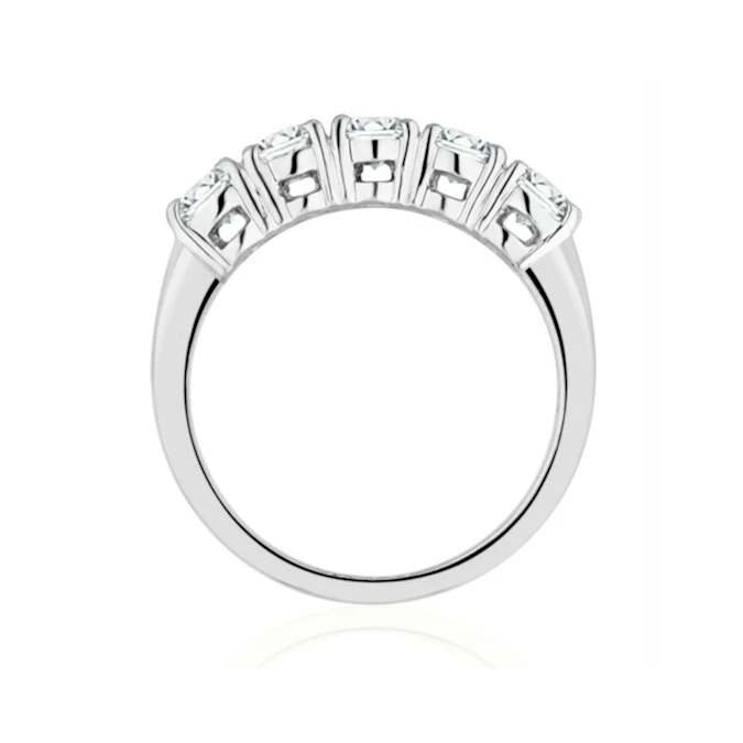 Chloe Platinum 5 Stone Lab Diamond Eternity Ring 1.00CT G/VS 3 Chloe Platinum 5 Stone Lab Diamond Eternity Ring 1.00CT G/VS - Image 3