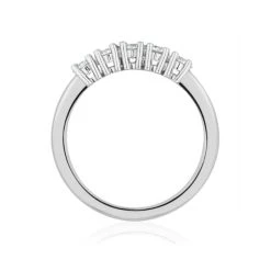 Chloe 18K White Gold 5 Stone Diamond Eternity Ring 0.50CT G/VS -The Diamond Store 20 DR04 50Ws 3