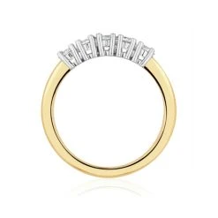 Chloe 18K Gold 5 Stone Diamond Eternity Ring 0.50CT G/VS -The Diamond Store 20 DR04 50Ys