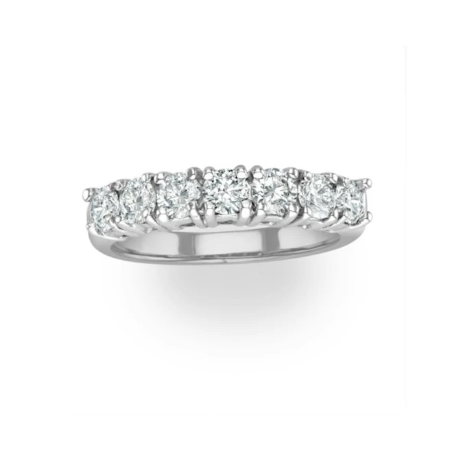 Chloe Platinum 7 Stone Diamond Eternity Ring 1.00CT G/VS 2 Chloe Platinum 7 Stone Diamond Eternity Ring 1.00CT G/VS - Image 2