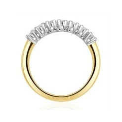 Chloe 18K Gold 7 Stone Diamond Eternity Ring 0.30CT G/VS -The Diamond Store 20 DR10 30PKYs 1