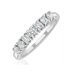 Chloe Platinum 7 Stone Diamond Eternity Ring 0.50CT G/VS