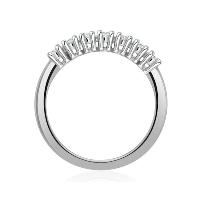 Chloe Platinum 7 Stone Diamond Eternity Ring 0.50CT H/SI 3 Chloe Platinum 7 Stone Diamond Eternity Ring 0.50CT H/SI - Image 3
