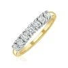 Chloe 18K Gold 7 Stone Diamond Eternity Ring 0.50CT G/VS