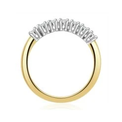 Chloe 18K Gold 7 Stone Diamond Eternity Ring 0.50CT G/VS -The Diamond Store 20 DR10 50s 1