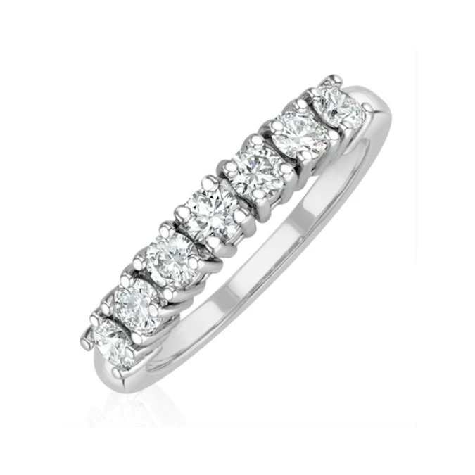 Chloe Platinum 7 Stone Diamond Eternity Ring 0.75CT G/VS 1 Chloe Platinum 7 Stone Diamond Eternity Ring 0.75CT G/VS