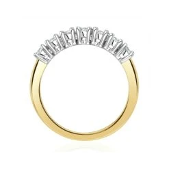 Chloe 18K Gold 7 Stone Diamond Eternity Ring 0.75CT H/SI -The Diamond Store 20 DR10 75Ys