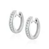 Diamond Huggie Earrings 0.20ct 9K White Gold