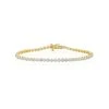 Diamond Tennis Bracelet Rubover Style 2.00ct 9K Gold