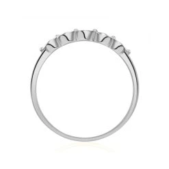 Diamond Wedding Ring 0.02CT Diamond 9K White Gold -The Diamond Store 20 Y1329sw